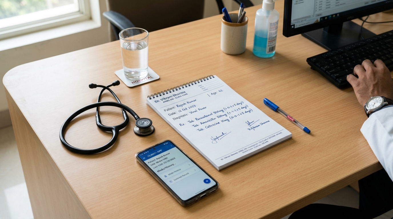 Doctor Prescription Desk